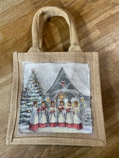 CraftyLu Handmade Jute Mini Shopper