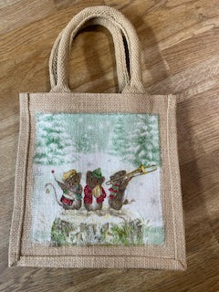 CraftyLu Handmade Jute Mini Shopper
