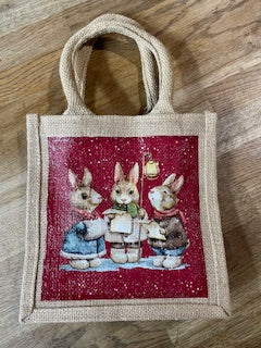 CraftyLu Handmade Jute Mini Shopper