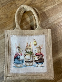 CraftyLu Handmade Jute Mini Shopper