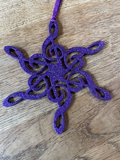 CraftyLu Handmade Snowflake Christmas Decoration