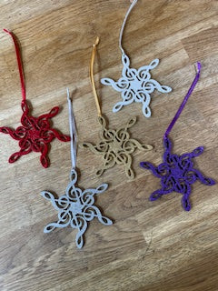 CraftyLu Handmade Snowflake Christmas Decoration