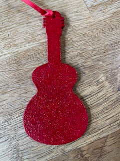 CraftyLu Handmade Guitar Christmas Decoration
