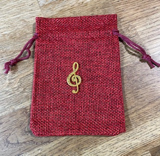 CraftyLu Hessian Drawstring Bag