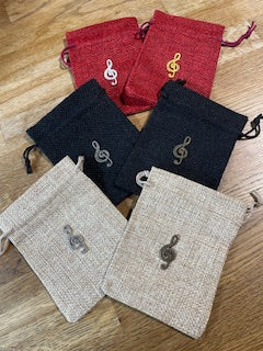 CraftyLu Hessian Drawstring Bag