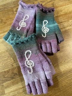 Hand Knitted Fingerless Gloves