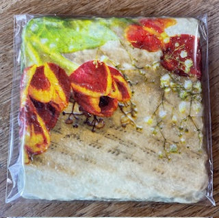 CraftyLu Hand Decorated Slate Coaster
