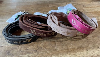 Jumping Cow Deluxe Leather Ukulele/Mandolin Strap