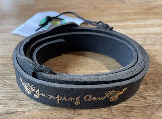 Jumping Cow Deluxe Leather Ukulele/Mandolin Strap