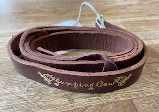 Jumping Cow Deluxe Leather Ukulele/Mandolin Strap
