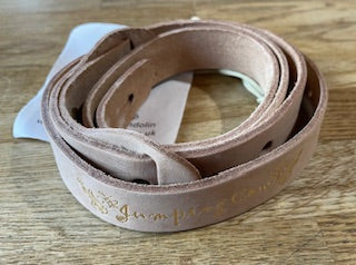 Jumping Cow Deluxe Leather Ukulele/Mandolin Strap