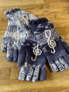 Hand Knitted Fingerless Gloves