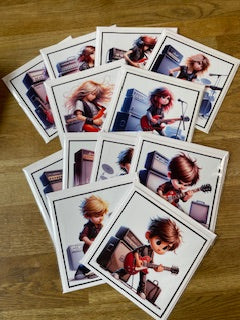 Cartoon Rockstars - Guitar