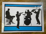 CraftyLu Handmade Greeting Card - Jazz Band Take 2