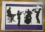 CraftyLu Handmade Greeting Card - Jazz Band Take 2