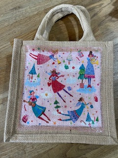 CraftyLu Handmade Jute Mini Shopper