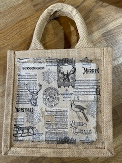 CraftyLu Handmade Jute Mini Shopper