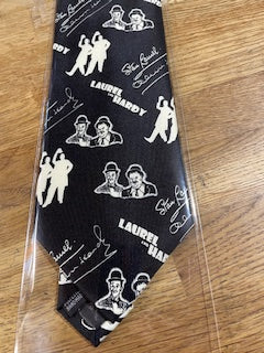 Laurel & Hardy Polyester Tie - Dancing