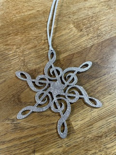 CraftyLu Handmade Snowflake Christmas Decoration