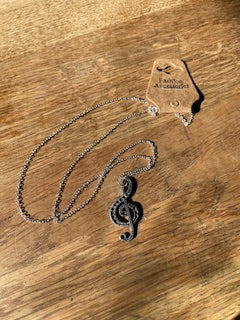 Treble Clef Necklace