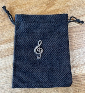 CraftyLu Hessian Drawstring Bag