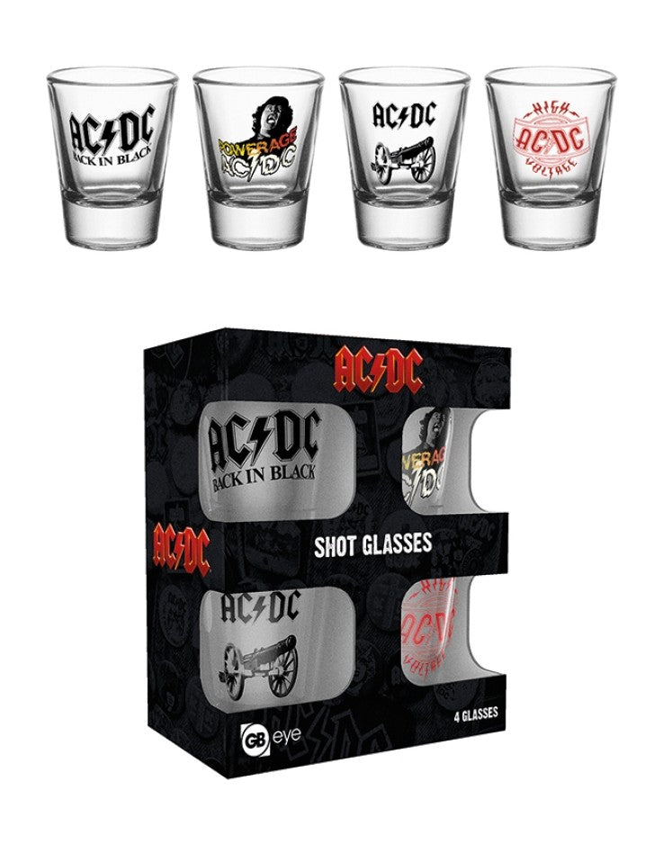 AC/DC Set of 4 Shooters