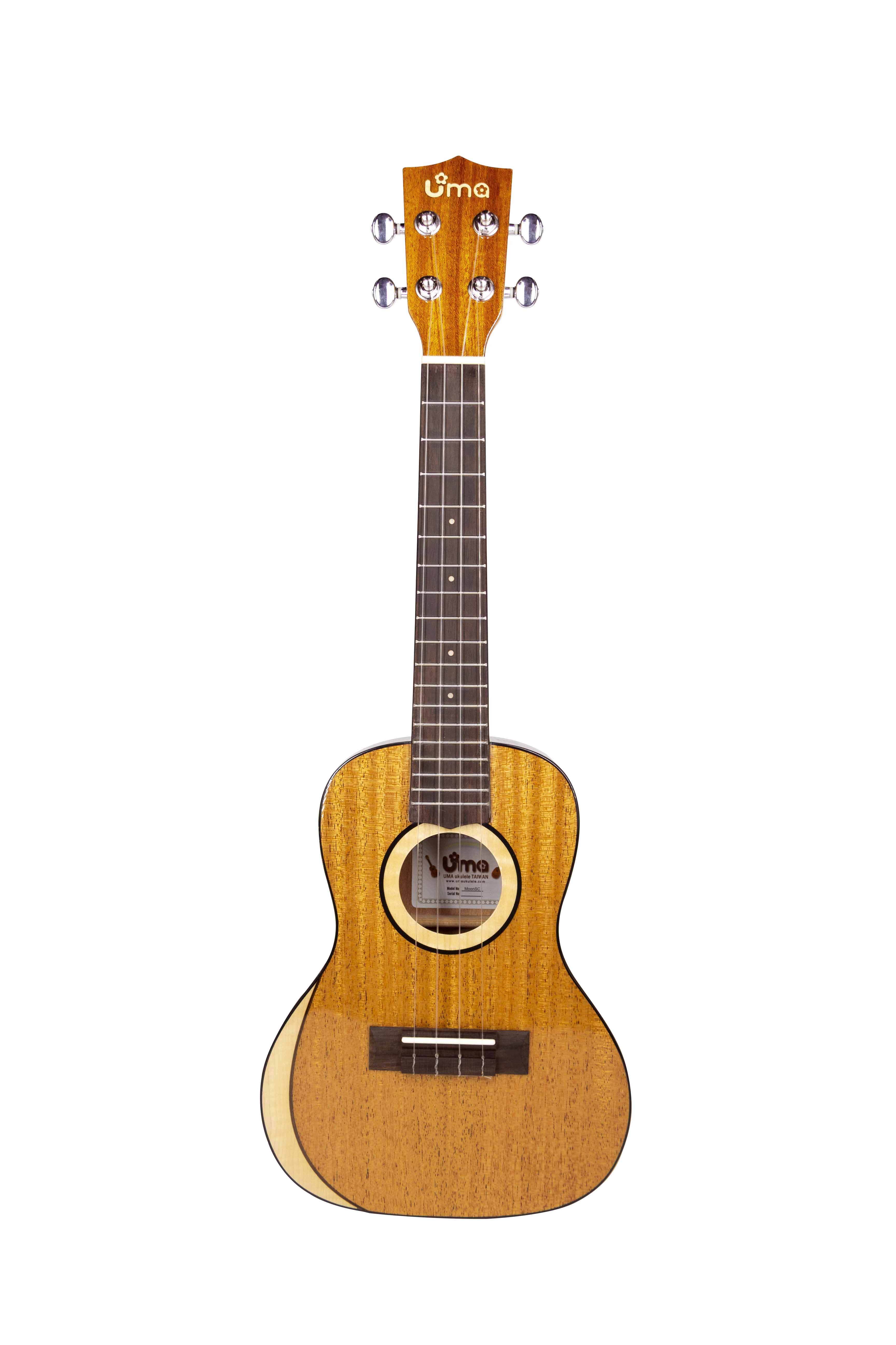 UMA Moon-SC Solid Top Concert Ukulele (UMA-MOON-SC)