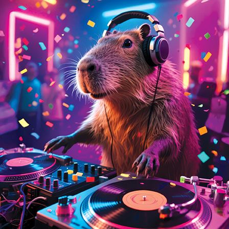 Greeting Card - DJ Capy B