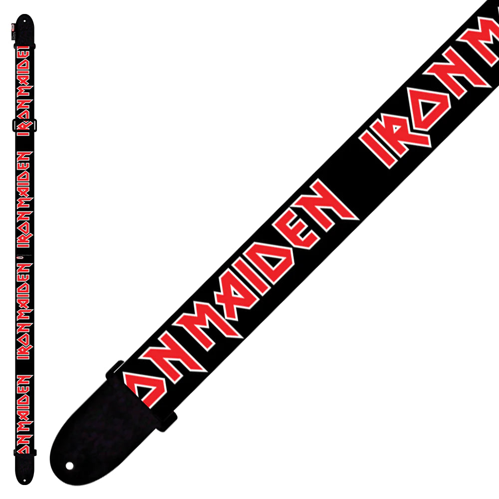 Perri's Polyester Guitar Strap ~ Iron Maiden ~ Text