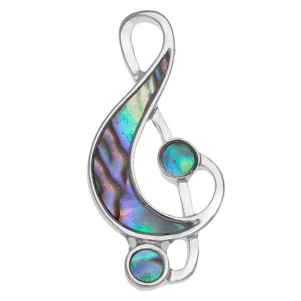 Pin badge - Treble clef music