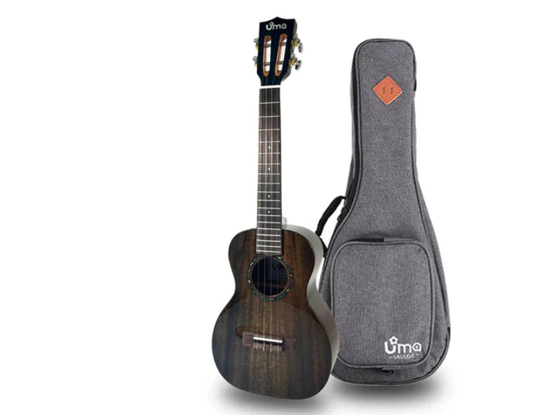 UMA Solid Mahogany Tenor Ukulele (UMA-UK-20ST-BK)