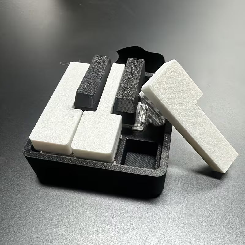 3D Printed PLA Material Five-Keyboard Piano Shaped Relax Clicker
