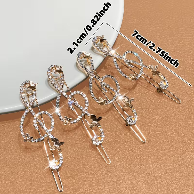 Women's Hair Clips Set (4pcs)