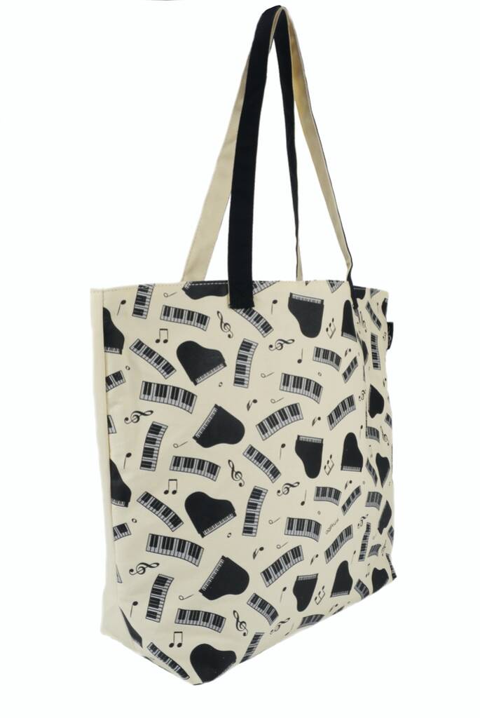 City Shopper Piano & Keys black/silver