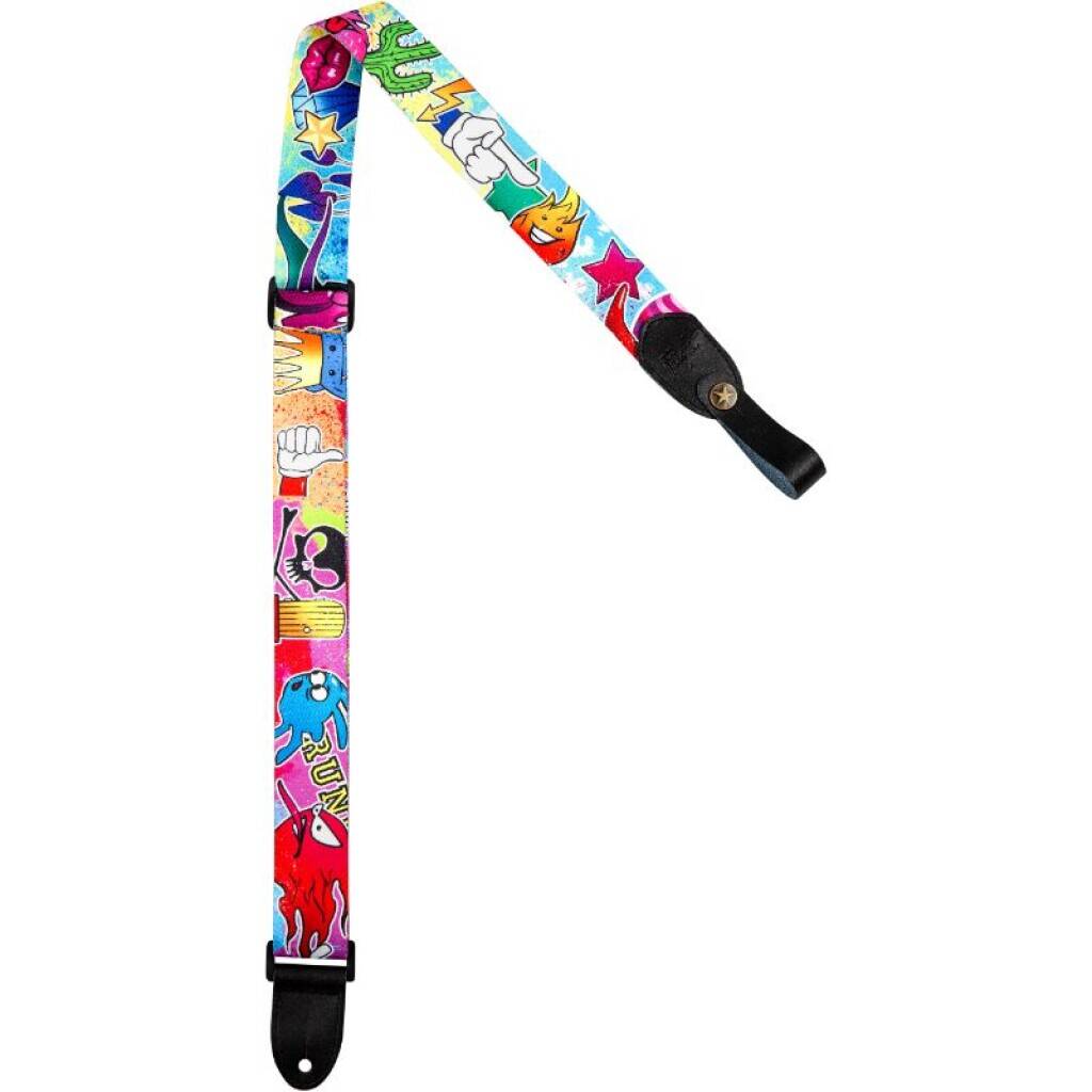 Polyester Ukulele Strap - Wow