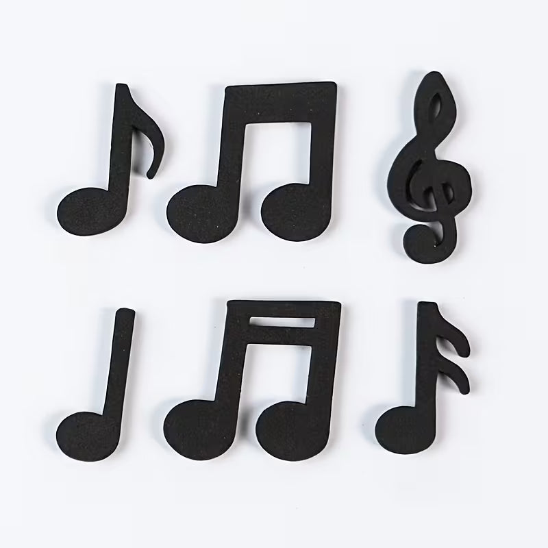 6pcs Musical Notes Magnetic Fridge Stickers