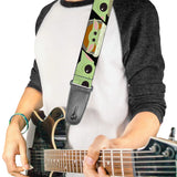 Licensed Child Chibi Face Blocks Guitar Strap
