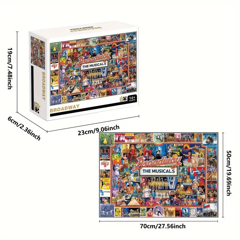 Broadway Musicals Jigsaw Puzzle - 1000pcs