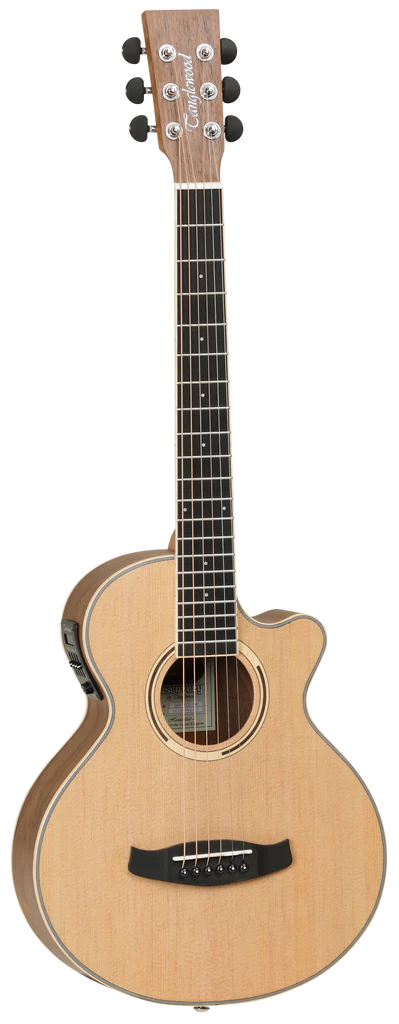 Tanglewood DBT-TCE-BW Discovery Super Folk Travel Guitar + EQ