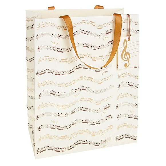 Da Vinci Music Note Large Gift Bag