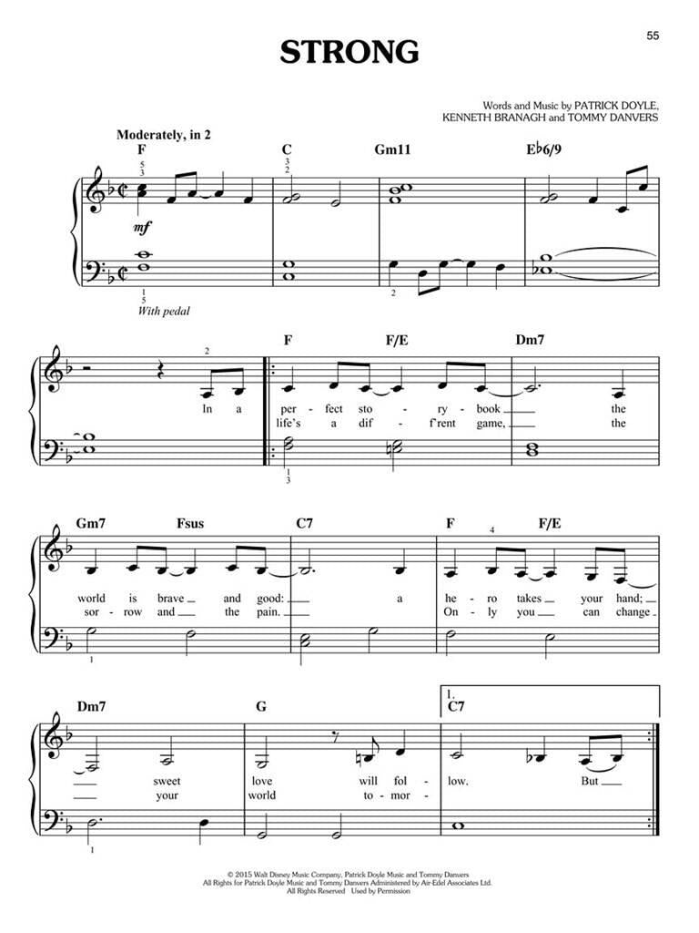 Cinderella from the Motion Picture Soundtrack - Easy Piano