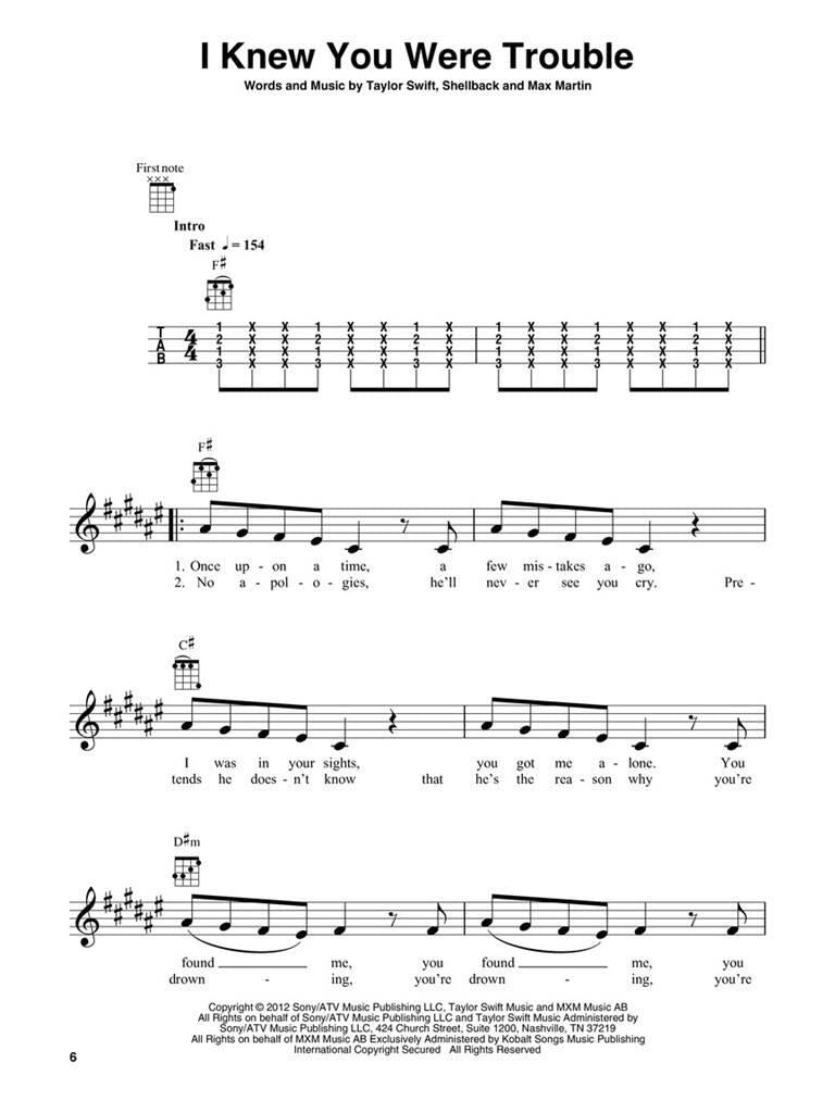 Taylor Swift Ukulele Play-along - 2nd Edition