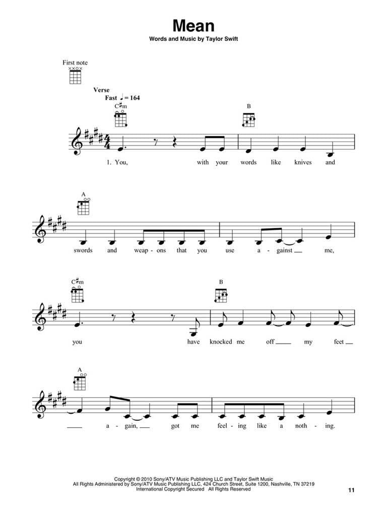 Taylor Swift Ukulele Play-along - 2nd Edition