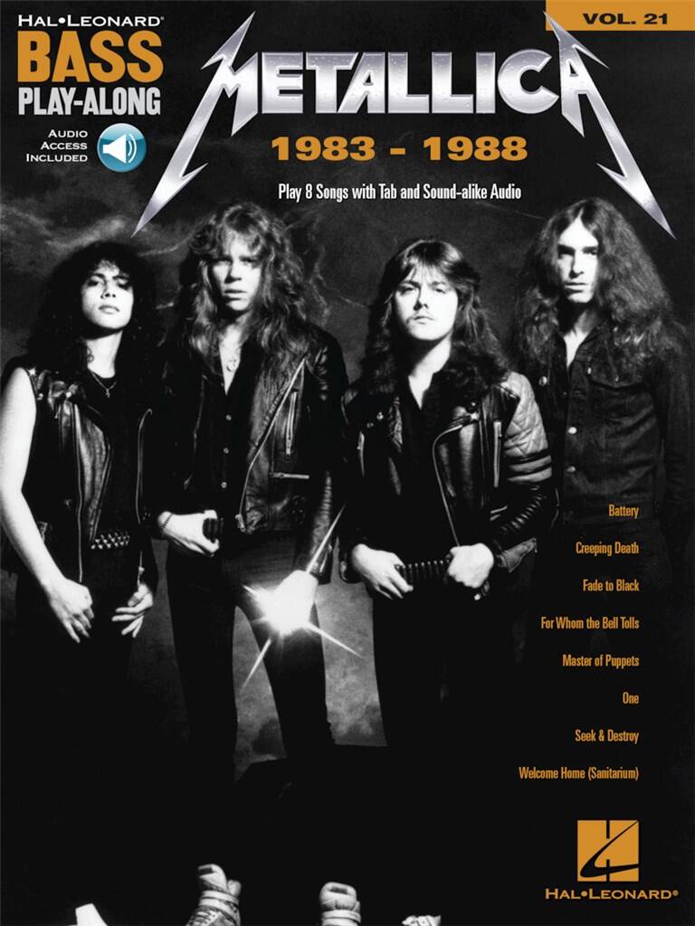Metallica: 1983-1988 Bass Play-Along