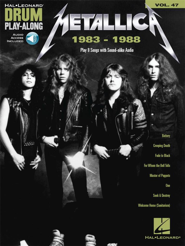 Metallica: 1983-1988 Drum Play-Along Series