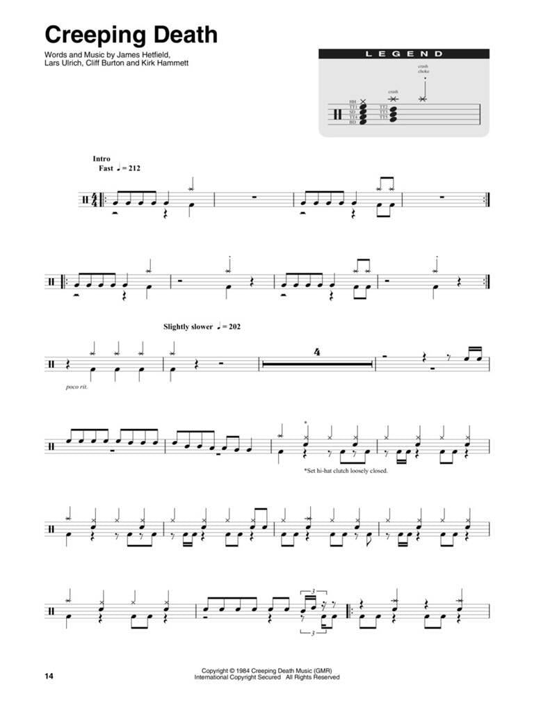 Metallica: 1983-1988 Drum Play-Along Series