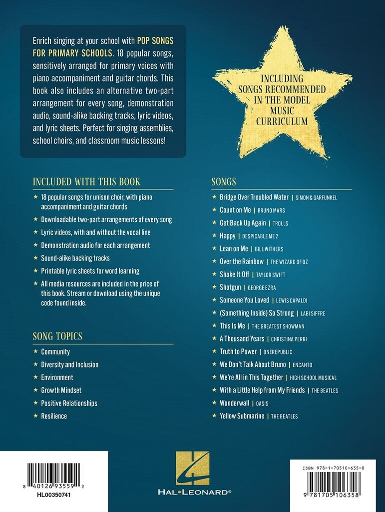 Pop Songs for Primary Schools