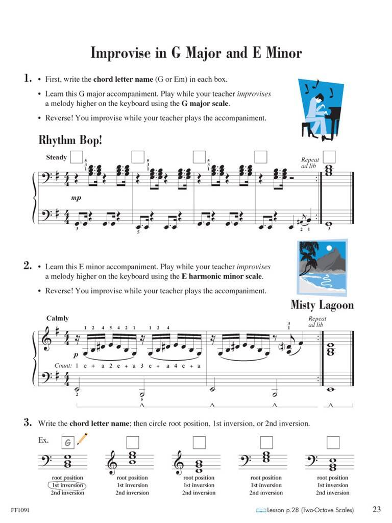 Piano Adventures Theory Book Level 4