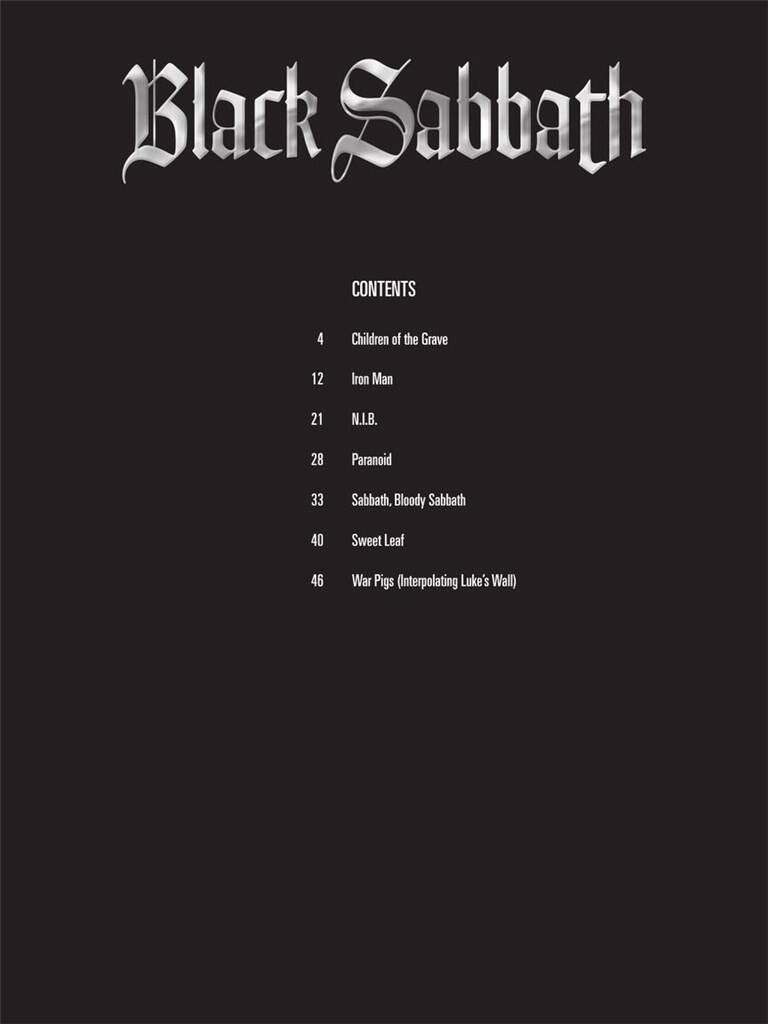 Black Sabbath Drum Play-Along