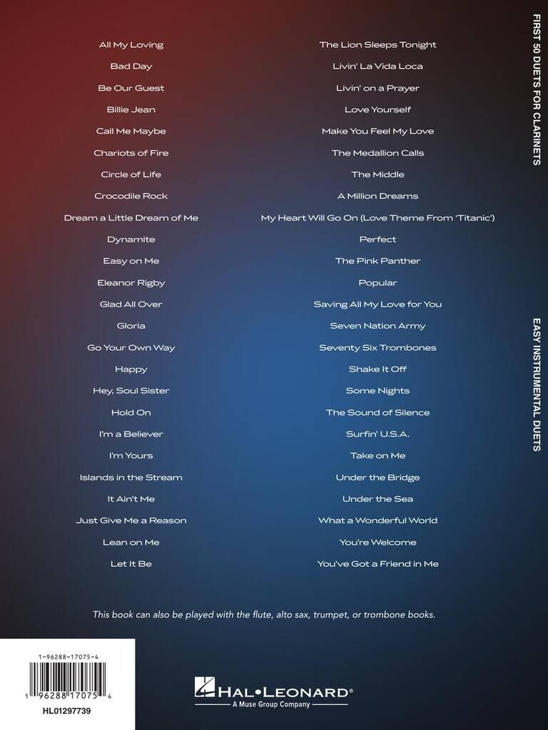 First 50 Duets for Two Clarinets